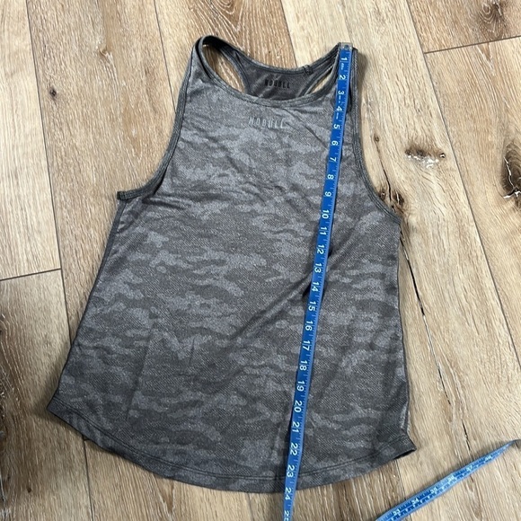 NoBull Gray Camo Racerback Lightweight Textured Tank - Picture 10 of 10